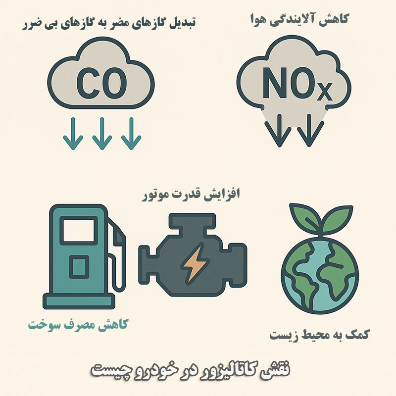 کاتالیزور در خودرو چه نقشی دارد