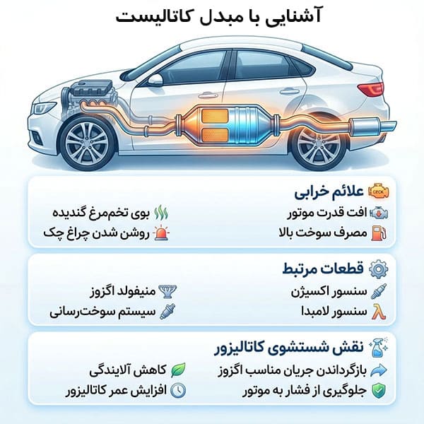 آشنایی با مبدل کاتالیست و کاربردهای آن